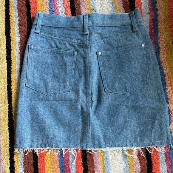 Euc rag and bone two tone denim skirt - Picture 2 of 2